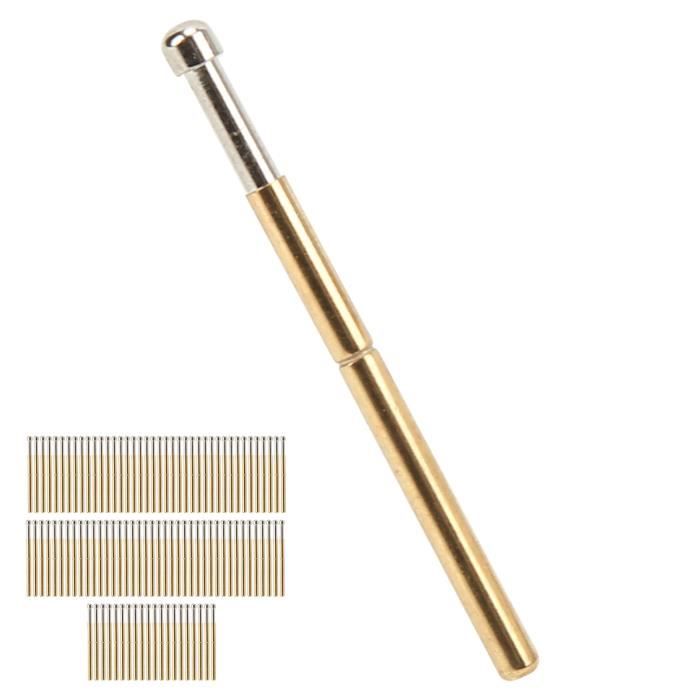 Duokon broches Pogo 100 broches de sonde grosse tête ronde type P125D