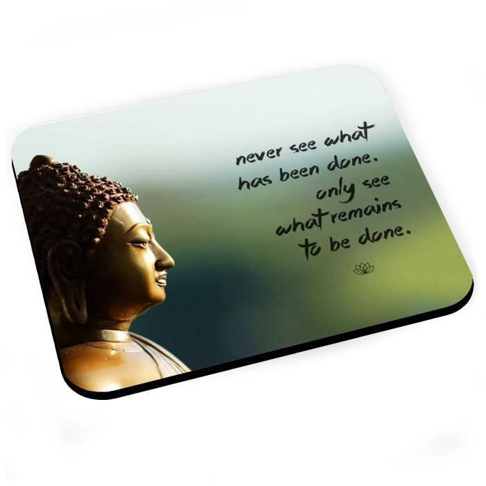 Tapis De Souris To Be Done Citation Inspirante Anglais Bouddha Bouddhisme Bien Etre Spiritualite Cdiscount Informatique