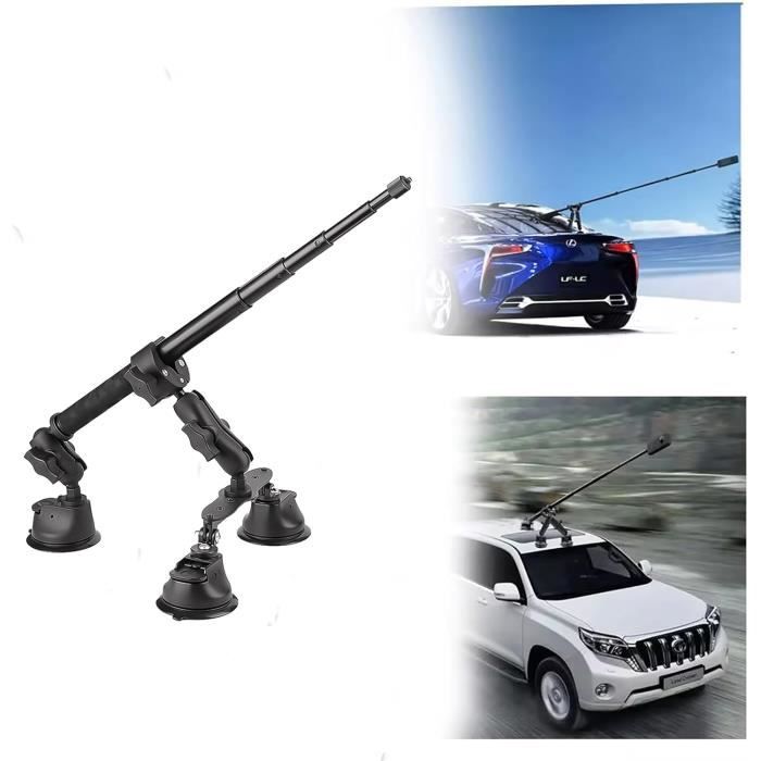 Higatful Kit De Fixation à Ventouse Pour Insta360 One X3 X2 X RS R GO 2 3, Support à Ventouses