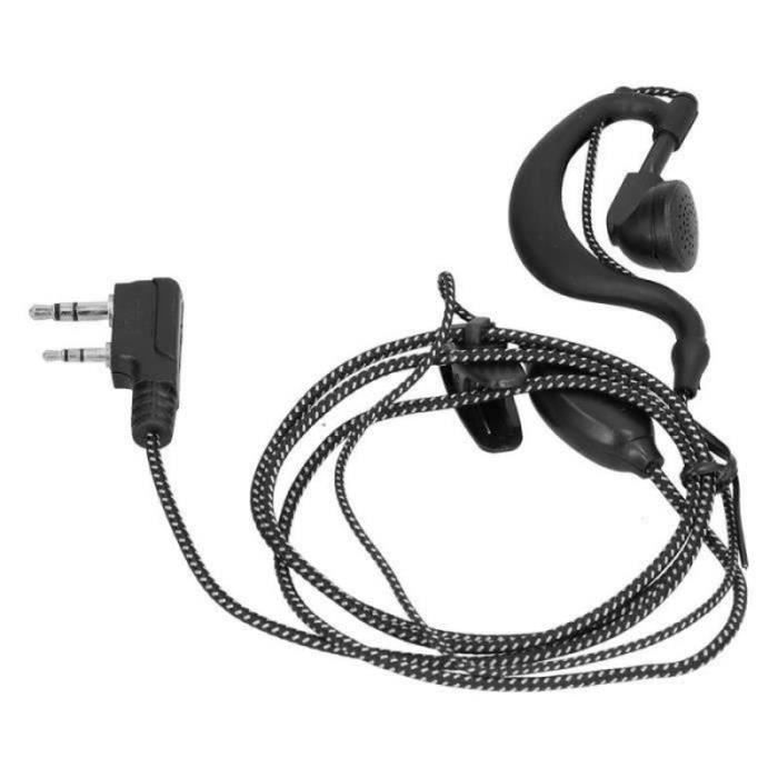 XP1860écouteur Radio 2 voies Écouteur talkiewalkie avec bouchon d