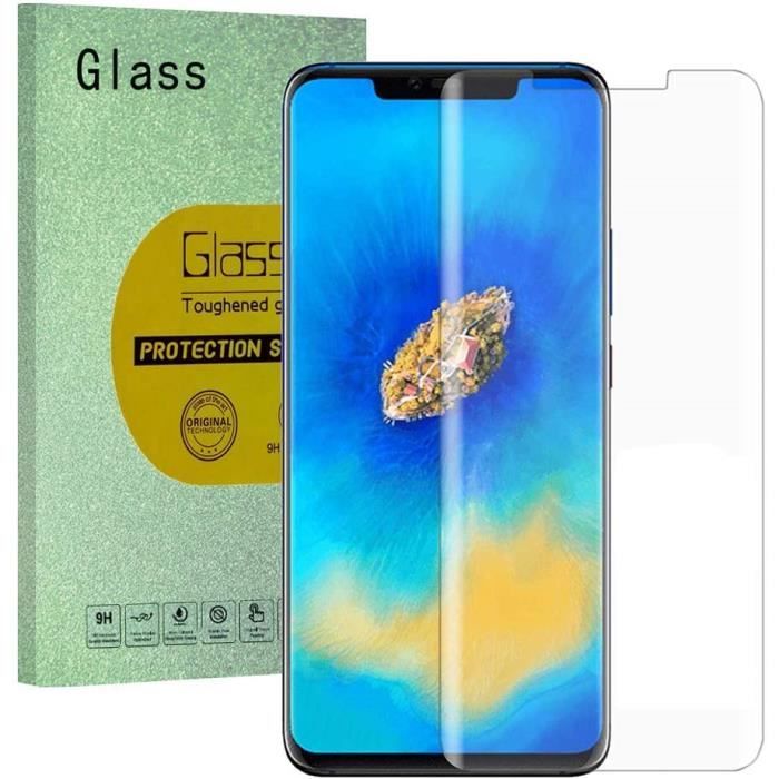 Huawei Mate 20 Pro Verre trempé,Protection écran,arcs de 2,5  D,épaisseur:0,26 mm,dureté 9H, 99% HD,Écran Protecteur pour Huawei