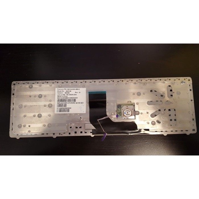 Clavier HP reconditionné - 641181 - Azerty Belge - 8560p 6560b 8570p 6570p - Hewlett packard