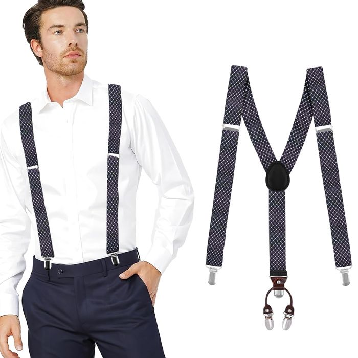 Pantalon taille haute avec bretelle deals