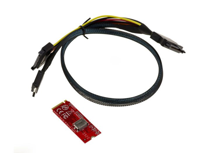 Convertisseur adaptateur OCULINK SFF-8612 vers M2 PCIe M Key 4 lane. Cordon  SFF-8611 vers SFF-8639, pour SSD NVMe - Cdiscount Informatique