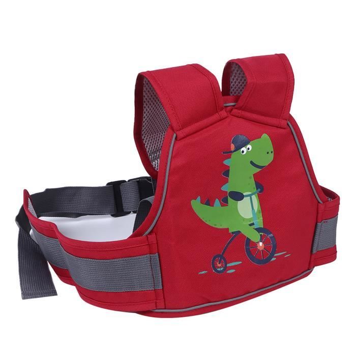 Harnais Enfant Moto Respirant Teksome - Ceinture Sécurité 4 Points Avec Bande Réfléchissante Pour Tout-Petits 2-12 Ans