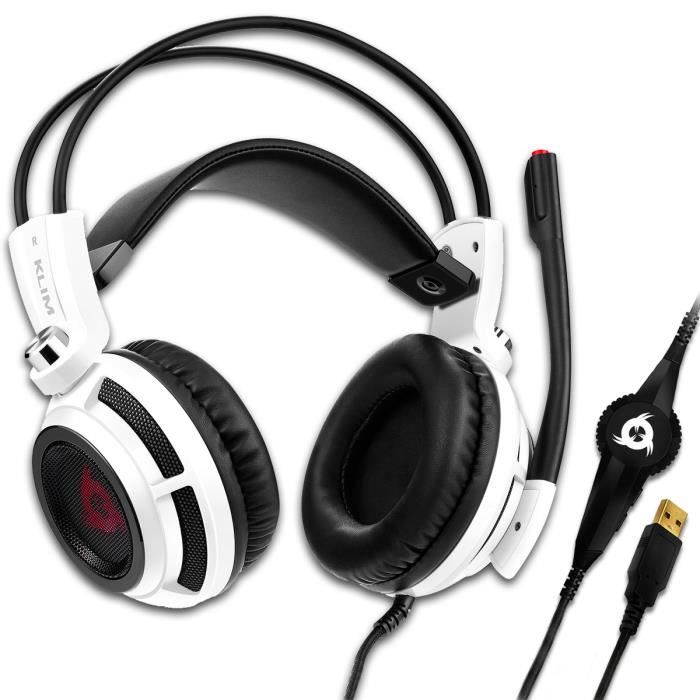 Klim Puma filaire Gaming Son Surround 7.1 Microphone
