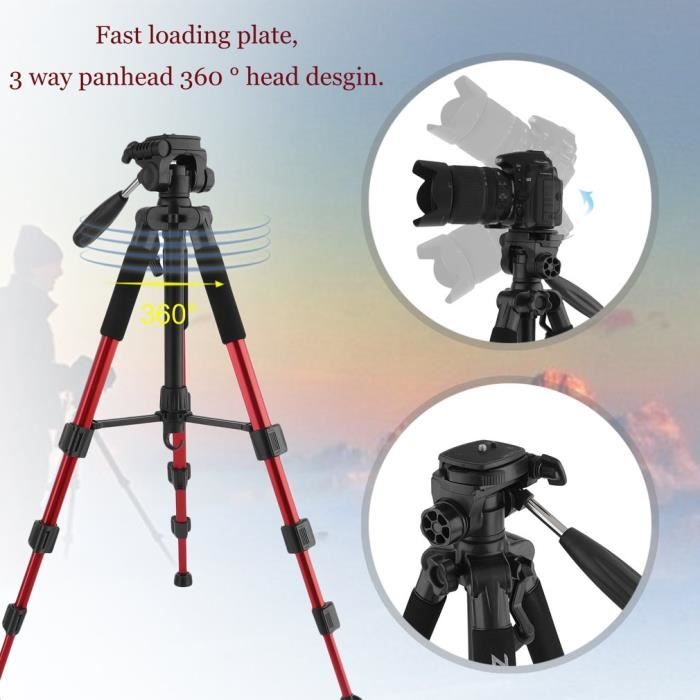 Trépied Vidéo Professionnel LEBO – Tête Fluide, Rotule, Piquets – Très Bon État (Occasion)