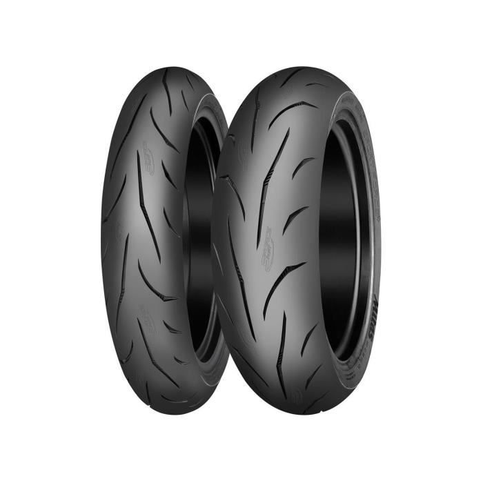 Pneu Moto - MITAS - SPORT FORCE+ - 180/55 - 17 - Haute Adhérence - Durée de Vie Optimale