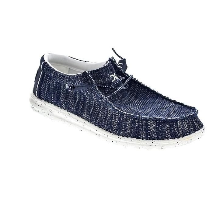Chaussures Dude Homme Mocassins modèle Farty Jeans Bleu ...