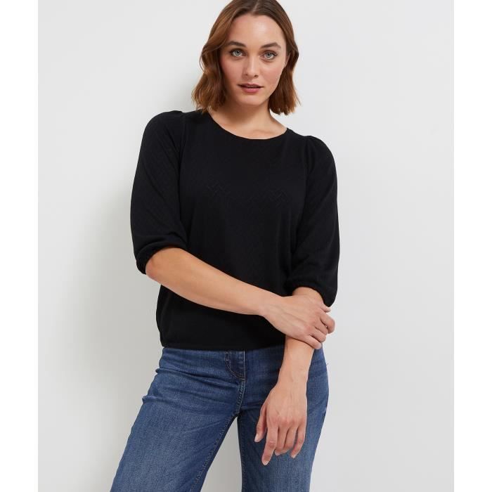 GRAIN DE MALICE T shirt maille ajour e femme