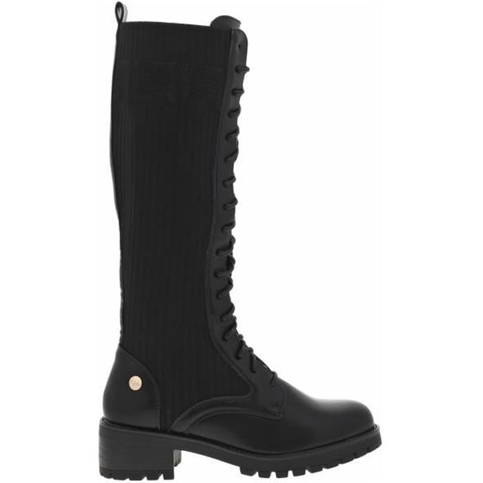 Bottes talon décroché moyen Les Petites Bombes noir