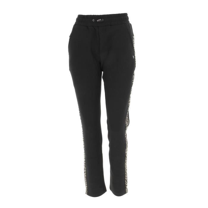 pantalon de survêtement jogg pant - sun valley - homme - noir - look streetwear - taille ajustable