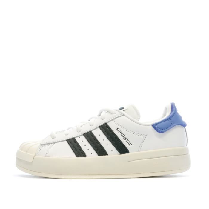 ADIDAS ORIGINALS Baskets Superstar - Blanc et bleu - Enfant garçon -  Cdiscount Chaussures