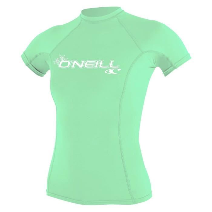 T-shirt de bain anti-UV pour femmes Basic Rash - Aqua, O'Neill