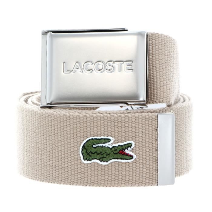 LACOSTE Casual Woven Strap [101949] Viennois (beige) Cdiscount Prêtà