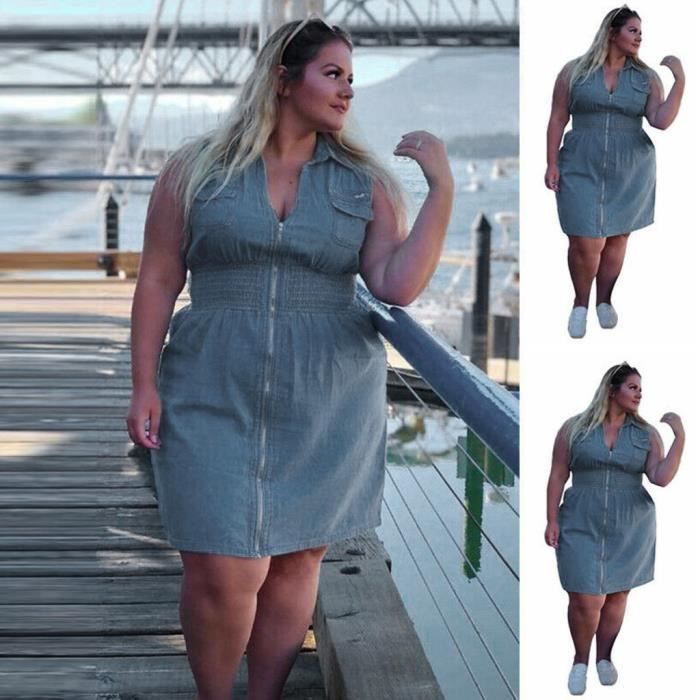 Robe en jean femme grande taille store