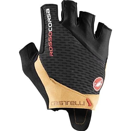 Gants de velo sur route Castelli Rosso Corsa Pro V Blanc Noir Bronzage Taille M Adulte Cdiscount Sport