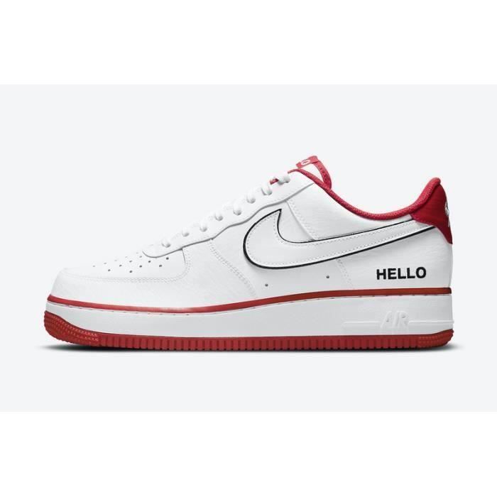 Air force blanche on sale et rouge femme