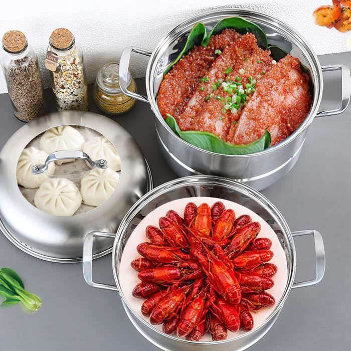 Couvercle De Vapeur En Acier Inoxydable Cuiseur Multifonctionnel