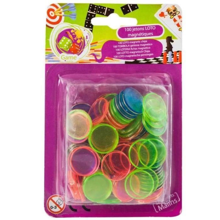 100 Jetons Magnétiques Multicolores Pour Bingo, Jeux éducatifs Et Activités STEM – Parfait Pour Famille Et école