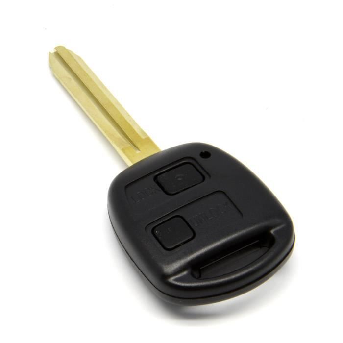 Cle plip pour toyota camry land cruiser avensis 4runner avalon celica corolla 2 boutons coque telecommande @pro-plip