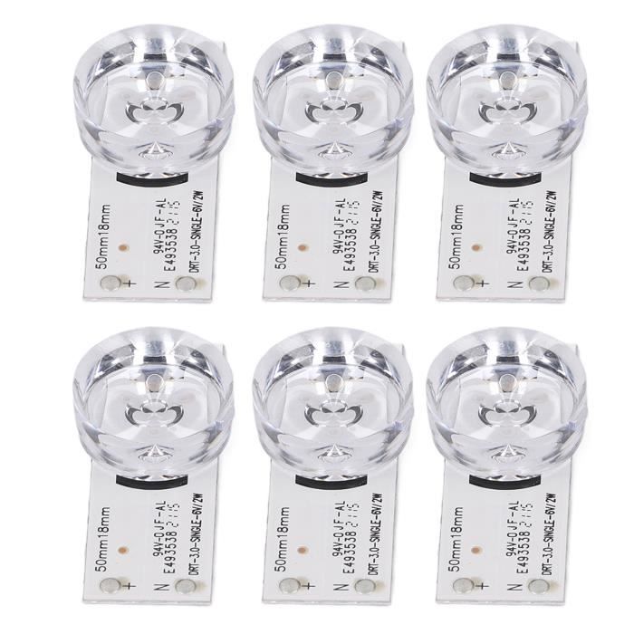 Lot De 2 Lampes LED E10 Jaune 6V Haute Luminosité | Pour Auto, Moto, Modélisme | Visse Auto Position | Neuf Sous Sachet