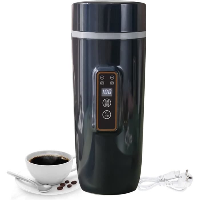 BOUILLOIRE ELECTRIQUE,12V 150W--Tasse chauffante portable en acier inoxydable pour voiture