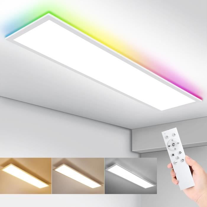 Plafonnier LED Rétroéclairage 58cm – Blanc Neutre, 3000 Lm, 5 Ans Garantie