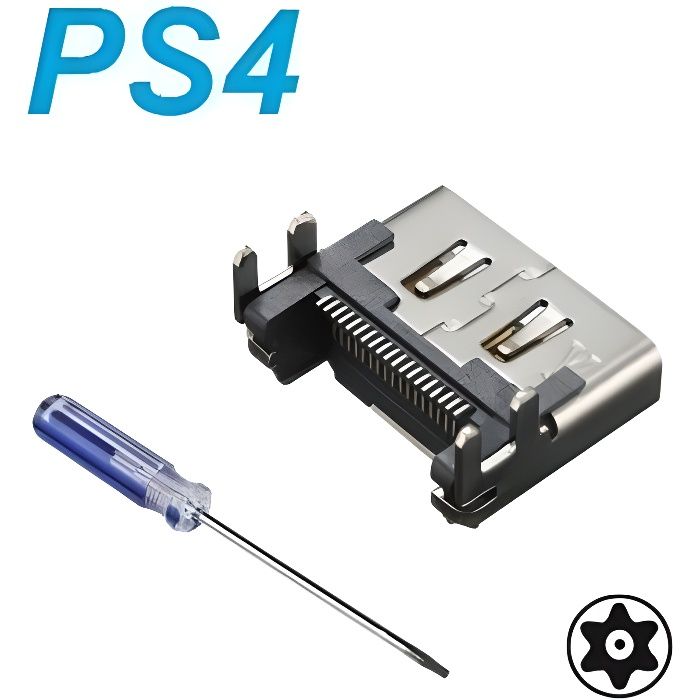 Connecteur Hdmi Ps4 19pin Hdmi Console Playstation 4 Tournevis Torx T8 Ps4 Skyexpert Achat Vente Connecteur Secteur Connecteur Hdmi Ps4 19pin H Cdiscount