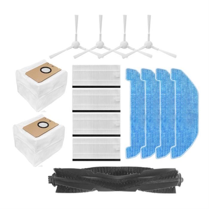 Lot 4 Chiffons Microfibre Lot De 4 Serpillères De Rechange En Fibre Superfine Pour Aspirateur Robot Proscenic-P11/P11 Combo/P10/P10 Pro/U1 Chiffons Nettoyage P11 P10 U1