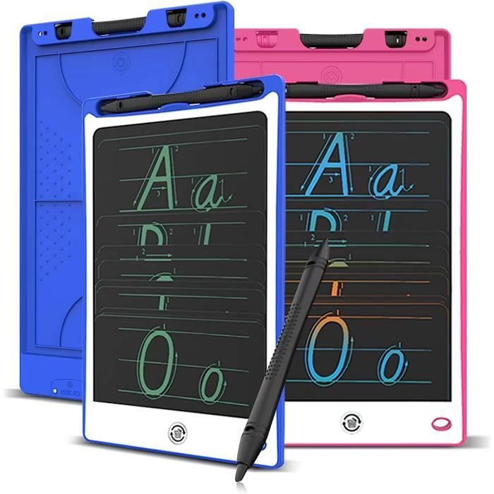 LES Tablette d'écriture LCD Lot de 2 tablettes d'écriture LCD 8,5