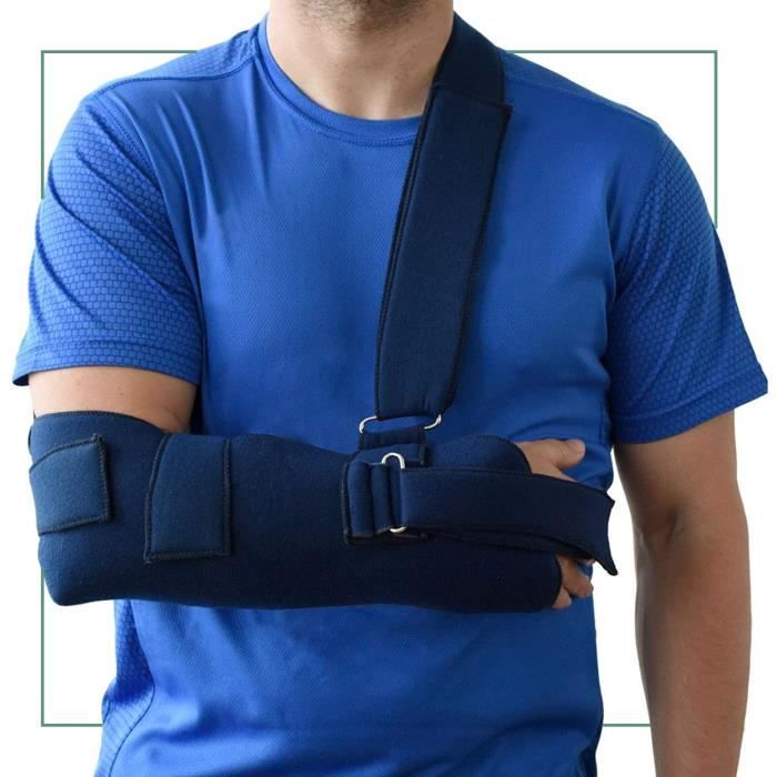 Orthèse épaule Gauche Leatt Attelle D'épaule Leatt - Gauche - Certifiée CE - Stabilisation Articulation - Confort Réglable - Adulte Unisexe Protection Luxation Epaule Orthopedique