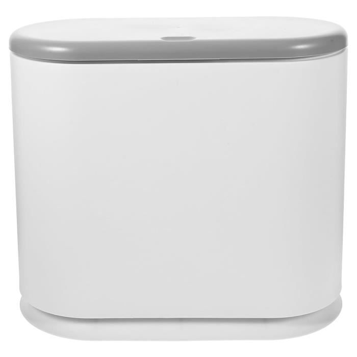 Poubelle De Recyclage Mince 87 Litres Chabrias Ltd - Couvercle, Design Gain De Place, Grise