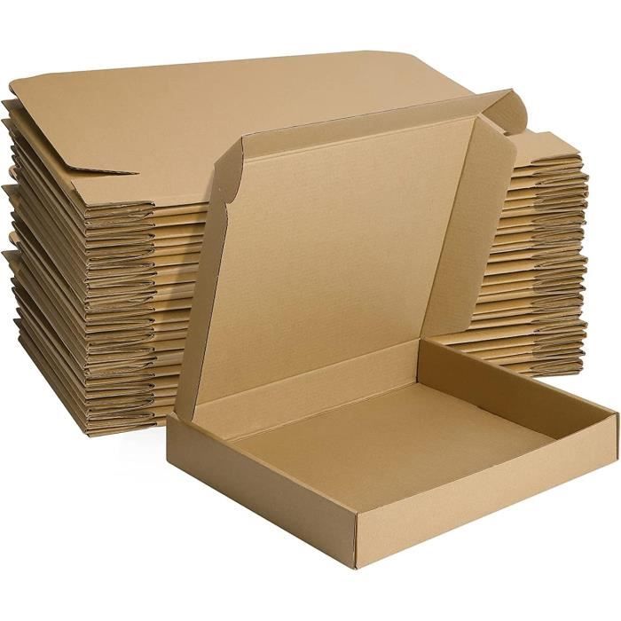 verpacking 100 Vouwdozen Verzenddozen DHL Kartons 300 x 300 x 150 mm, KK-36, 1-Wellig