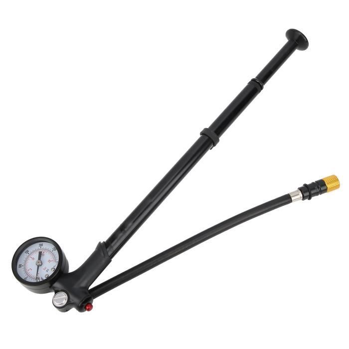Mini Pompe à Vélo WEST BIKING - Alliage Alu 160 PSI - Noir - Avec Support