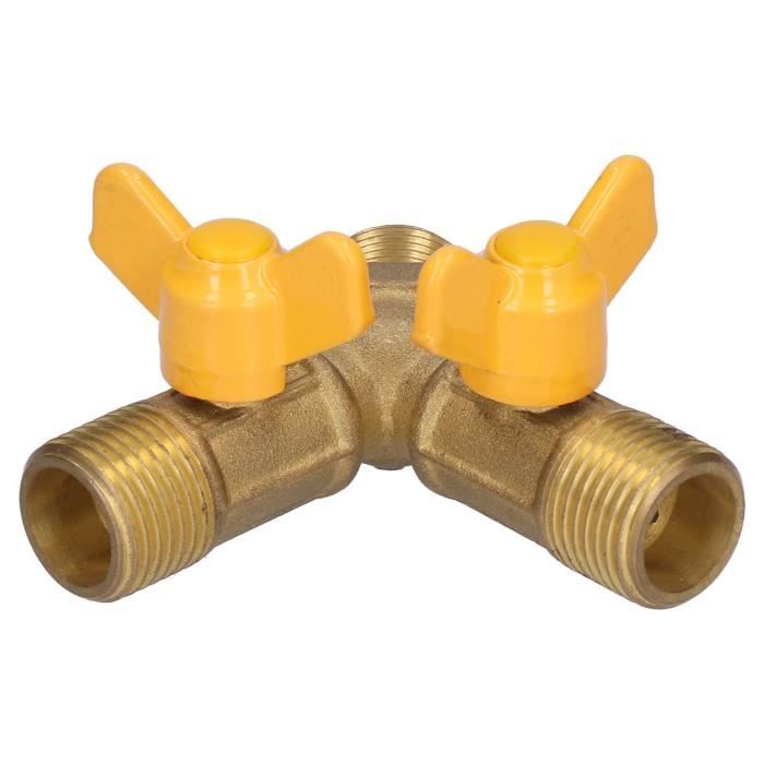 Vanne à Pédale En Cuivre G1/2" - Commande Au Pied Pour Robinet - Hygiénique Et Automatique