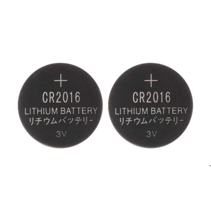 Pack 2x piles lithium bouton CR2016