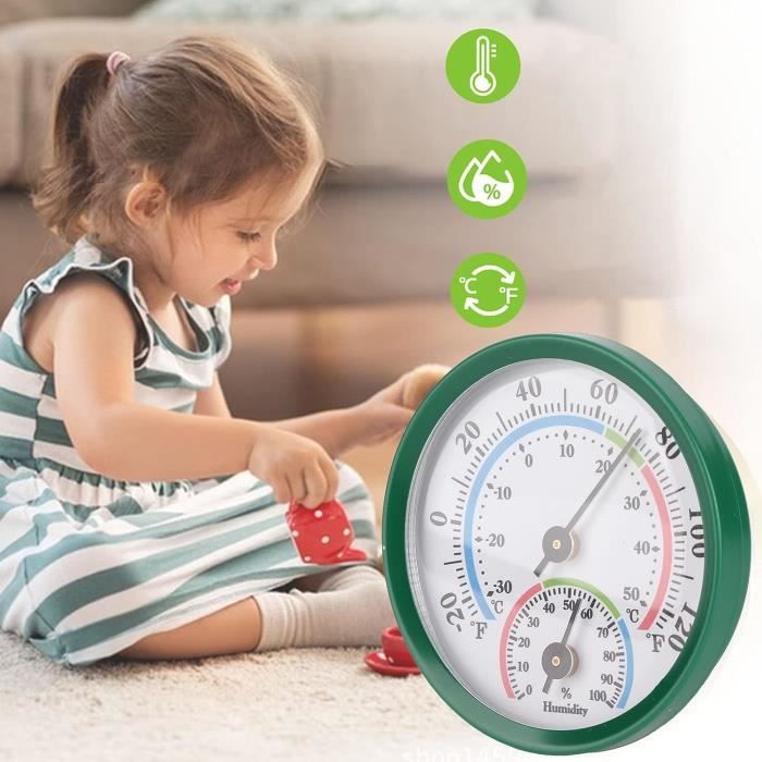 Hygromètre Intérieur, Thermomètre Numérique Intérieur Avec Alarme 12-24
