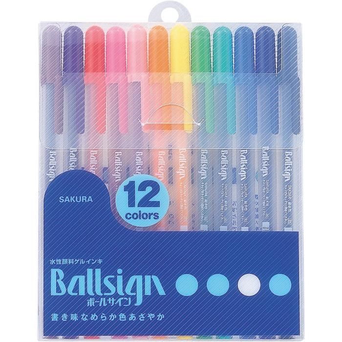 12 Stylos Gel Effaçables Capybara – Encre Bleue 0,5 Mm, Gomme Intégrée, Motifs Animaux Mignons