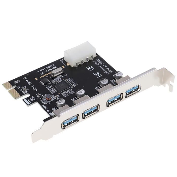 Carte D'extension Adaptateur de Concentrateur PCI PCIe USB 3.0 pour
