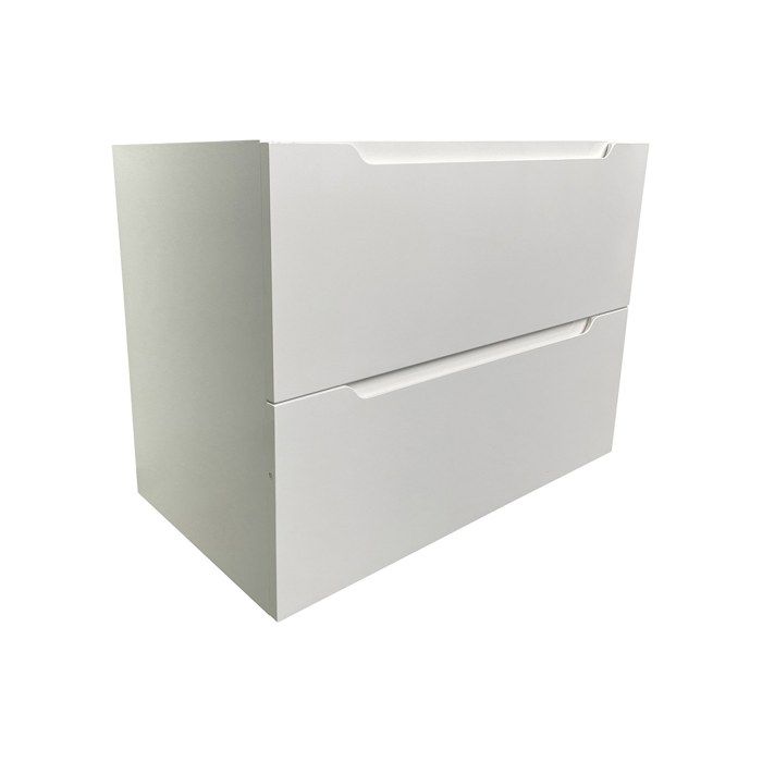 Meuble sous vasque suspendu - Blanc - 80 cm - STEFANIE