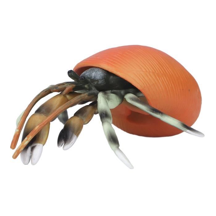 Figurine Crabe Soldat Marin – Modèle Plastique 12,6 Cm – Jouet Éducatif Ou Décoration Bureau