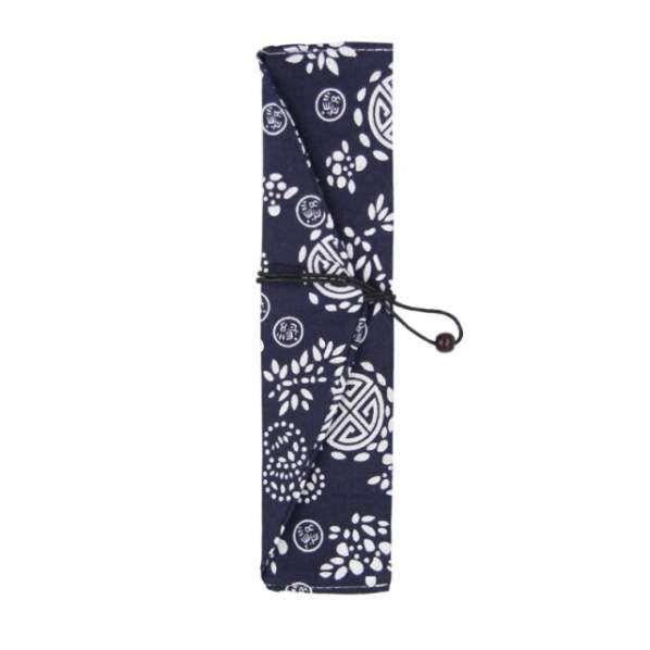 Écologique Et Fait Main – Pochette De Voyage Pour Couverts – Lot De 3 Pièces (fourchette, Cuillère, étui) – Noyau D'avocat Et Tissu