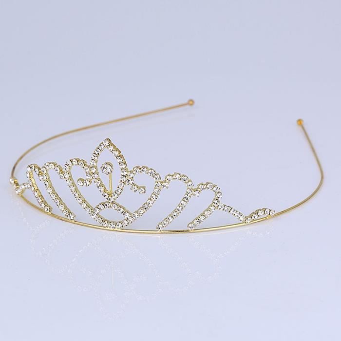 Diadème Princesse Élégant Avec Cristaux - Accessoire Festif Pour Femmes Et Filles | Mariage, Anniversaire, Fête