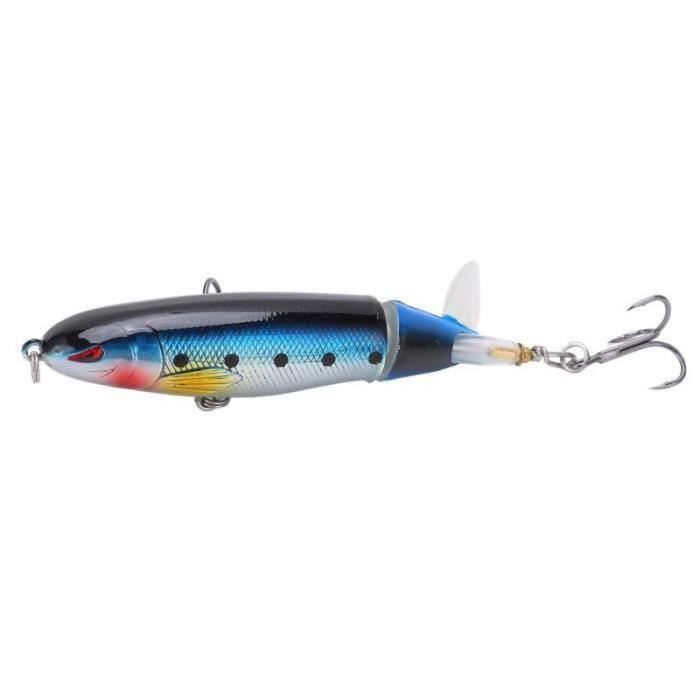 Leurre De Pêche Popper Rose 60g 14.2cm - Leurre Artificiel Robuste Avec Hameçon Triple
