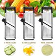 Mandoline de Cuisine Multifonctions réglable Professionnel - Machine à raper - mandoline pour couper vos aliments, fruits et légumes-1