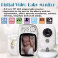 BabyPhone numérique vidéo Sans fil Multifonctions ÉCOUTE BÉBÉ Video Camera Surveillance-1