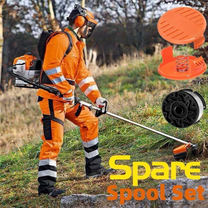 TRAHOO-8 Pack Bobine Fil Coupe Bordure Compatible Avec Black Et Decker Coupe Bordures, A6481