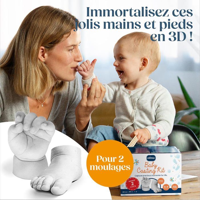 Kit de Moulage à Main en Alginate et Plâtre avec Seau et Spatule - Cadeau Idéal pour Couples, Amis et Famille - Beaux-Arts et Loisirs créatifs Kit de Moulage à Main en Alginate et Plâtre avec Seau et Spatule - Cadeau Idéal pour Couples, Amis et Famille - Beaux-Arts et Loisirs créatifs