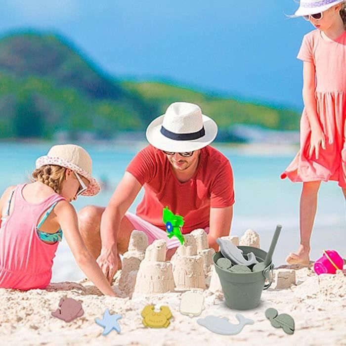 1 Ensemble 7 Pièces Moules De Jeu D'Eau Ensemble De Jouets De Plage